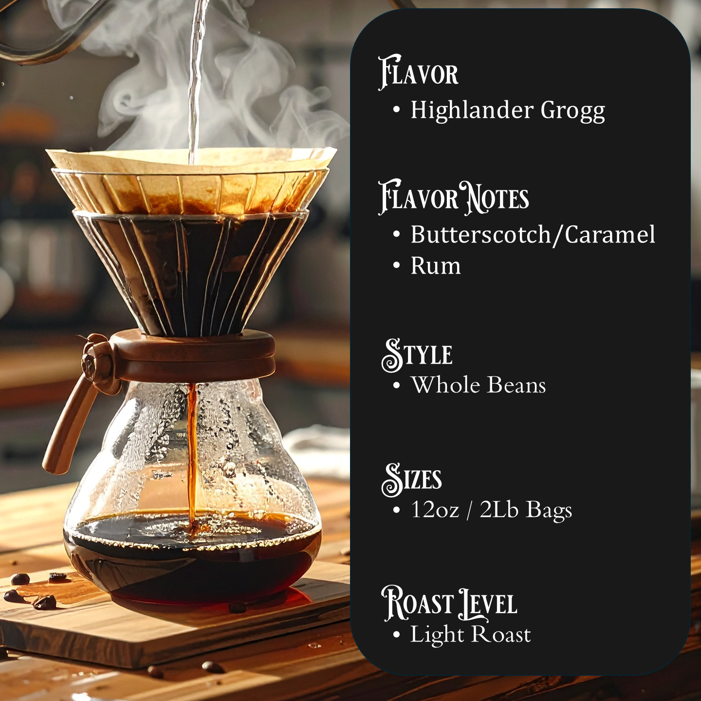 Highlander Grogg – Flavored Whole Bean Coffee